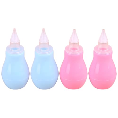 Image of ibasenice 4-Pack with Soft Spout for Cleaner and Mucus Removal Portable Congestion Relief Tool for Newborns 3.34X1.18X1.18In