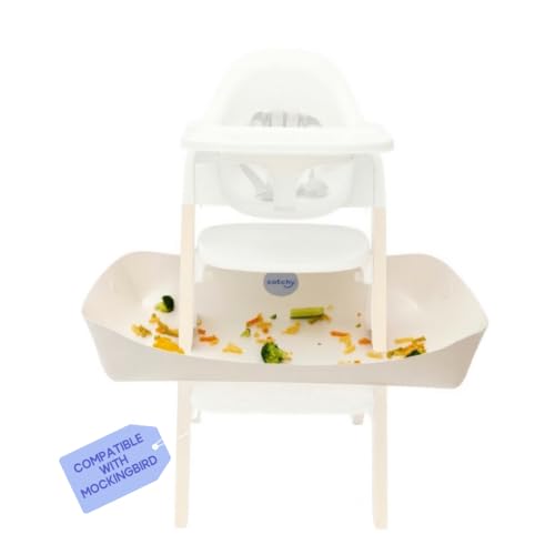 Image of CATCHY - Food Catcher - Compatible with Mockingbird High Chair + 12 Other High Chairs - Highchair Sold Separately - Baby & Toddler Food & Mess Catcher - Under High Chair Accessory | High Chair Food Catcher - High Chair Sold Separately - Baby & Toddler Food & Mess Catcher - Under High Chair Accessory