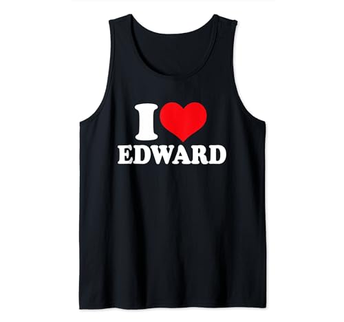 I Love Edward, I Heart Edward nome Canotta