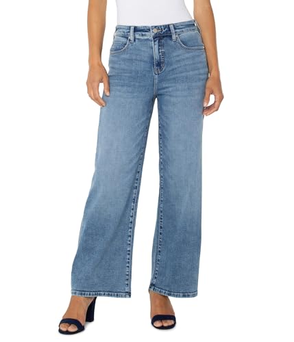 Liverpool Women's Stride High Rise Wide Leg Jean 30in Inseam