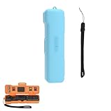 Pocket 3 Carrying Case Magnetic Protective Storage Case for OSMO Pocket 3 & Accessories, Shockproof Scratch-Resistant Travel Case, Fit for Filters & Wide-Angle Lens, with Adjustable Wrist Strap (Blue)