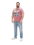 TOM TAILOR Herren Plussize Slim Jeans 1037145, 10118 - Used Light Stone Blue Denim, 40/34