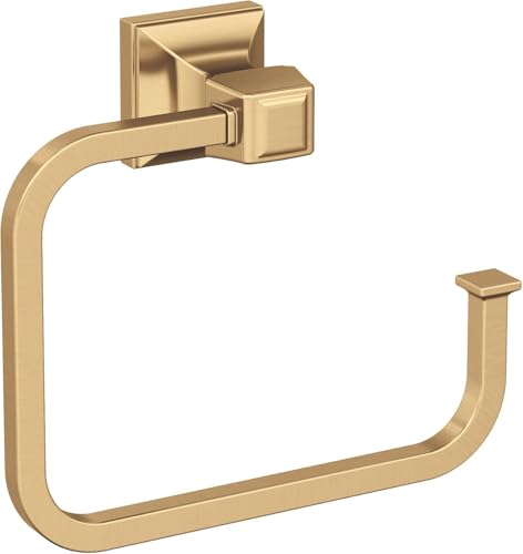 Image of Amerock Mulholland 5-3 /4 inch Champagne Bronze Towel Ring