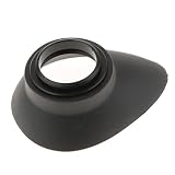 Tazza per occhi per fotocamera, 19 mm, in morbido silicone, antiurto, design per D700 D800 D3X D2X D2H ABS