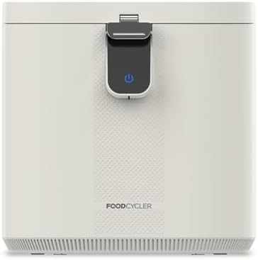 Food Cycler Eco 5 Award-Winning Kitchen Food Recycler | Indoor Composter Bin Alternative | Electric Countertop Food Disposer with Odorless 5L Indoor Food Waste Bin for Easy Waste Management | White