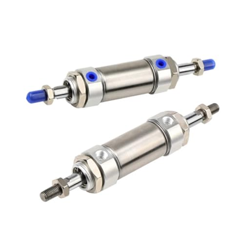 Mini vérin pneumatique en acier inoxydable MAD 16 avec double tige durable