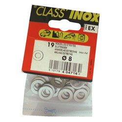 Rondelle étroite INOX A4 6mm VYNEX pour vissage précis en milieu marin M6