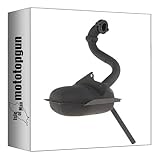 Made in Italy leovince scarico completo omologato sito acciaio compatibile con piaggio ape 601 flat shape mototopgun 0226
