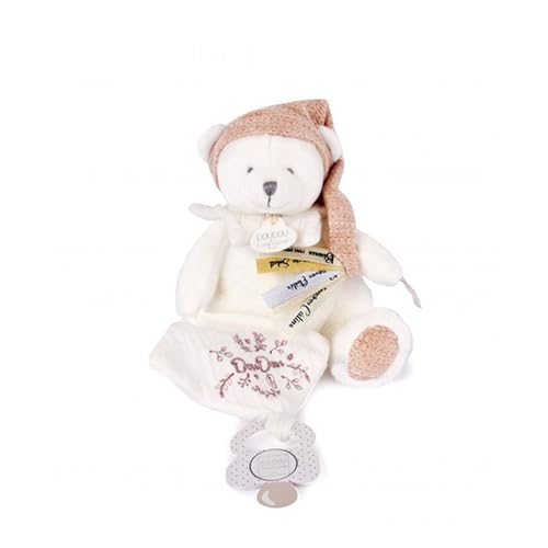 Doudou et Compagnie Kuscheltier 25 Jahre – Bär, Rosa, Schnullerband