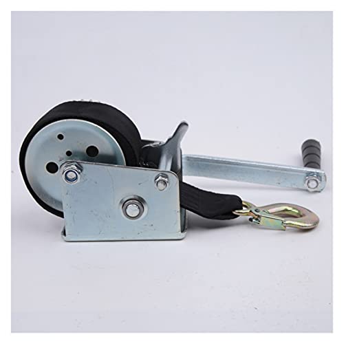 Enzmax Electric Hoist 800Lbs 6M Boat Truck Auto Portable Manual Winch Webbing Sling, Hand Tool Lifting Sling For Garage, Warehouses, Factories Lifting #TOP1