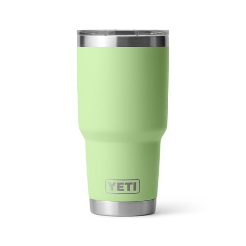 YETI Rambler 30 oz Tumbler, Stainless Steel, Vacuum Insulated with MagSlider Lid, Key Lime