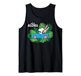 Peanuts Snoopy Aloha Hawaii Aventura Surf Sol Olas Retro Camiseta sin Mangas