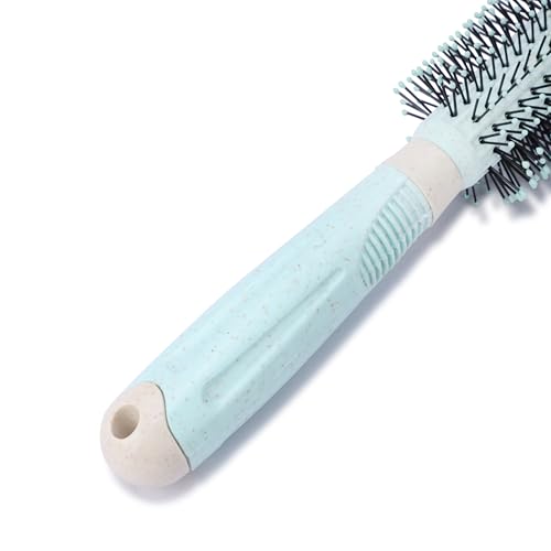 Image of Vented Curved Boar Bristle Round - Detangler & Styling Hair Brush for Men & Women | Hair Volumizer Round Comb for Curly Hair Detangling or Tangle Teezer Hair Brush