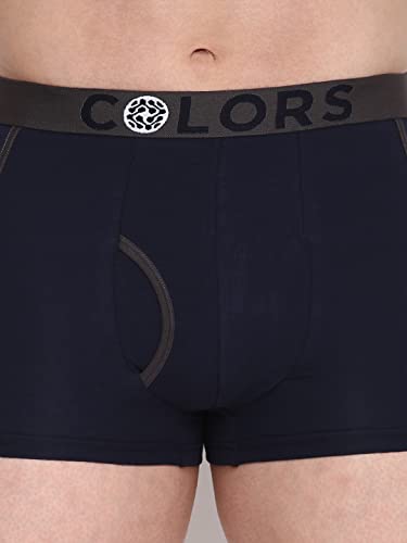 Image of RUPA FRONTLINE Colors Men's Front Open Athlefit Mini Trunks | Soft-Touch Cotton Stretch | Snug Fit | Breathable Fabric | Supporter Brief | Pack of 1