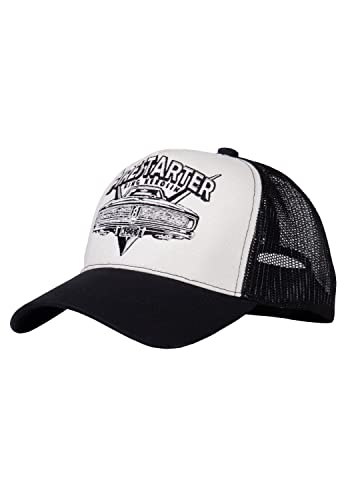 King Kerosin Gorra de camionero para hombre | Gorra de malla | Oldtimer | Bordado | Gorra de béisbol Firestarter V8, blanco roto, Talla única Cover