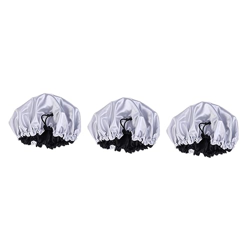 Bonnet de nuit satin Healeved anti-casse pour cheveux bouclés et crépus