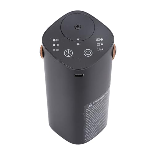 Difusor aromático eléctrico portátil de aluminio para auto miniatura 3