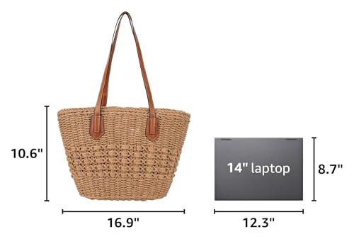 Women's Handmade Rattan Woven Tote