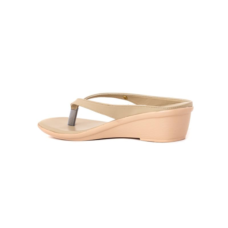 Image of Khadim's Wedge Heel Slip On Sandal for Women