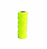 Nailon torcido número 15. Bon EZC 81-196 - Bobina de cuerda de nailon torcido, 152,4 m, color amarillo fluorescente