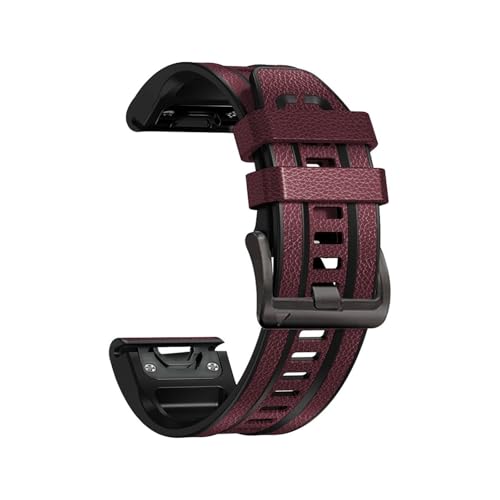 [PLYYQZM] ɍ Gar min Fenix8/7/6/5ɓK22mm 26mmVJQU[xg,ɍ Fenix 7x 6X 5XxgɓK(Wine red,26mm Fenix 8 51mm)