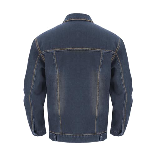 Chaqueta vaquera de hombre para exteriores y uso diario casual