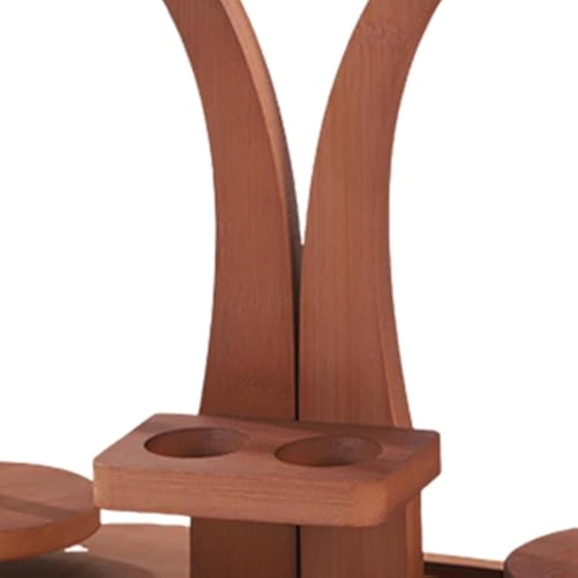 Wooden Rotatable Yarn Ball Stand for Knitting Tools
