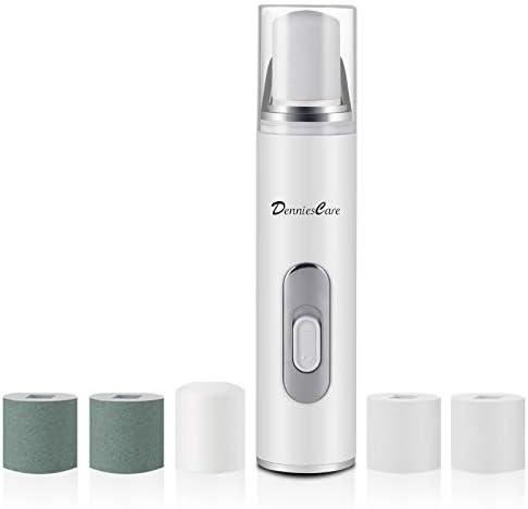 DenniesCare Electric Nail Buffer Rechargeable Nail Buffer Drill and Polisher Easily File for Naturally Beautiful Looking Nails Electric Manicure Pedicure Tool Nail Buffer and Shine Kit