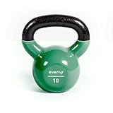 Kettlebell Studio evergy 10 KG Home. Pesa Rusa. Kettlebell Swing, Snatch, Clean,Press o Sentadilla. Pesos Fitness para Gym en casa. Kettlebells Crossfit. Pesas Rusas Gimnasio en casa.