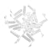 JIUWU 2ml Plastic Vial Tube Sample Storage Container Fragrance Beads Liquid Pack of 100