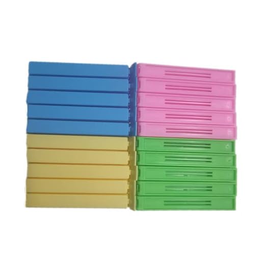 20x Clips de Cierre de Plástico, 11cm Pinzas de Cierre en Varios Tamaños y Colores, Clip para Bolsas de Congelador y para Cereales, Nueces o Café (5- coloridas)
