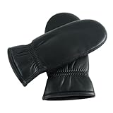 Beavorty 1 Paar Schafscherhandschuhe Lederhandschuhe Herren Winddichte Fäustlinge Damen Männer Handschuhe Herren Fäustlinge Herren-lederhandschuhe Frauen Fäustlinge Echtes Leder Black