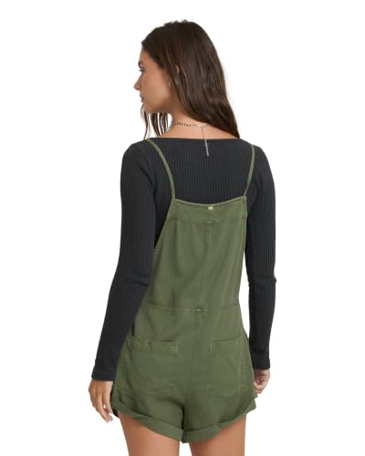 Image of Billabong Women's Wild Pursuit Cotton Twill Blend Romper