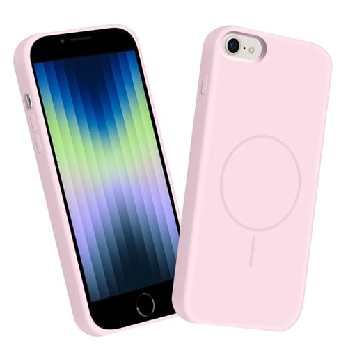 For iPhoneSE3/SE2�p �P�[�X MagSafe�Ή� �V���R�� �ϏՌ� �w��h�~ ����~�� �y�� �Ռ��z�� �g�уP�[�X �ČRMIL�K�i�擾 �}�O�l�b�g���� ���C�����X�[�d�Ή� �A�C�t�H�� se3 /se2 /8�p (�s���N)
