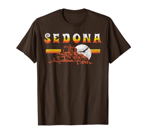 Sedona Arizona Vintage Antigüedad Bell Rock Senderismo Retro Camiseta