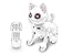 LEXiBOOK - Power KittyÂ® - Remote Control Robot Cat, Programmable Smart Robot, Light, Sound, White/Pink - KITTY01