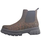 bugatti Damen;Ankle Boots;dark brown/animal print;37