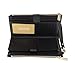 Michael Kors Women's Jet Set Travel Double Zip Wristlet, Black Saffiano, One Size