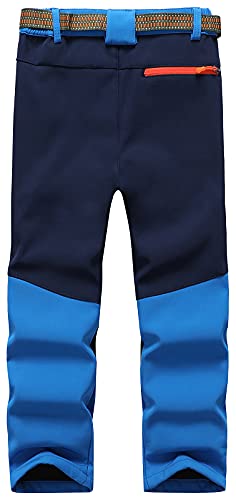 Dafengea Kids Snow Ski Pants Hiking Boys Girls Outdoor Waterproof Windproof Fleece Warm Snowboard Pants,Kz2068-Skyblue1-9Y thumb #1