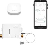 YoLink LeakStop 1-Channel for Toilets/Sinks, Auto Shutoff Valve & Leak Detector, Real-Time Monitoring, LoRa Long-Range, 2 AA Up to 5-Year Battery, App/SMS/Email Alerts – Hub Included