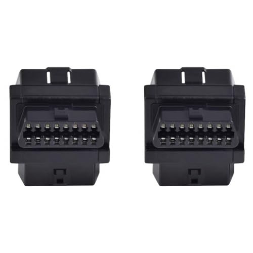 QAWIHTFURD 2X �J�[�~�jOBD2 1��2�ɕ��������P�[�u���ԍڗp���j�o�[�T�� 16�s�� �R�A�X�v���b�^�[�AOBD �f�o�C�X�ɐڑ�(B)