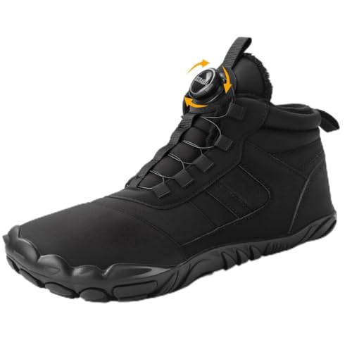 ORSJA Winter Barfußschuhe Warm Gefüttert Winterschuhe für Herren Gr.42 Outdoor rutschfest Wasserdicht ORSJA Winter Barfußschuhe Warm Gefüttert Winterschuhe für Herren Gr.42 Outdoor rutschfest Wasserdicht