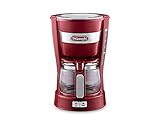 De'Longhi Active Line ICM 14011.R Filtermaschine, rot/edelstahl