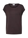 Vero Moda Vmava Plain SS Top Ga Noos Camiseta, Marrón (Coffee Bean), M para Mujer