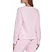 DKNY Women's Rhinestone Logo Crew Neck, Pink Lady