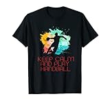 Esta ropa de balonmano es perfecta para jugadores de balonmano o como regalo para niños. A los amantes del deporte les encantará el diseño de los deportes de pelota. Keep Calm and Play balonmano.