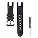 CACA for Invicta Watch Replacement Rubber Silicone Band/Strap with Stainless Steel Buckle for Invicta Reserve Collection Venom - Black Invicta Watch Strap