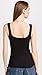 rag & bone Women's The Essential Rib Scoop Neck Tank, Black, XXS