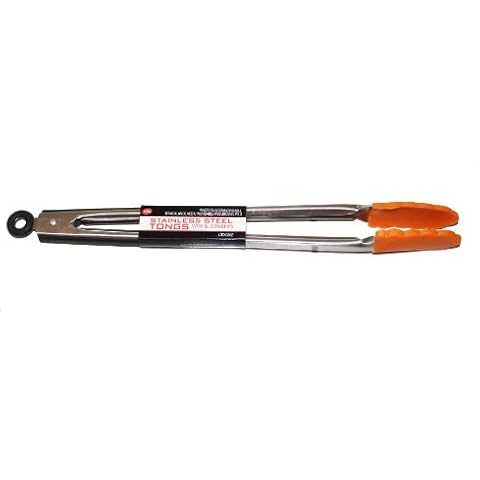Stainless Steel Tong With Silicon Grip End 35cm (KA0079) Cover