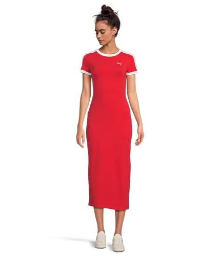 Puma Womens T7 Dress, for All Time Red, Small